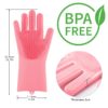 Silicone Dishwashing Scrubber Gloves - Image 3