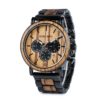 Wooden Watch For Men Stylish Engraved With Wooden Gift Box