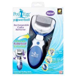 As Seen on TV Ped Egg Powerball Rechargeable Callus Remover