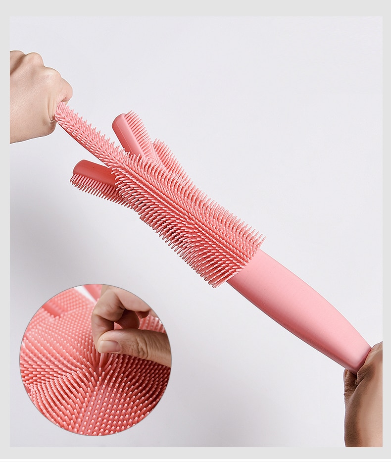 scrubber gloves