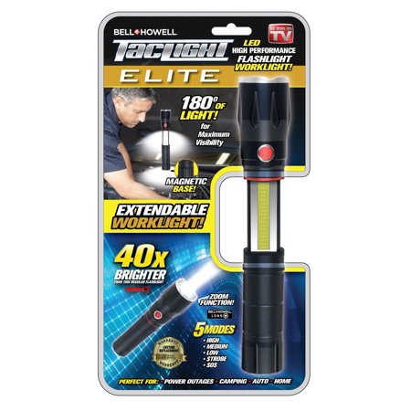 bell + howell taclight elite 2-in-1 flashlight and lantern in one, 40x brighter - as seen on tv