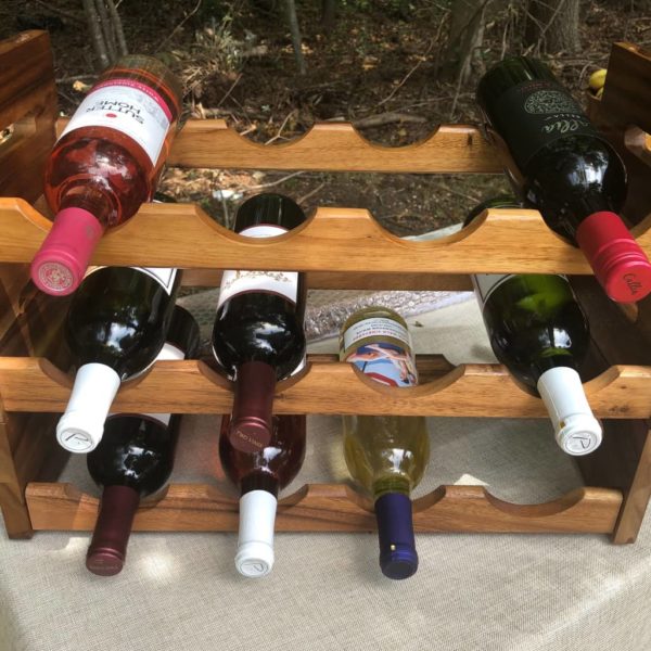 4 bottle stackable wine rack 6