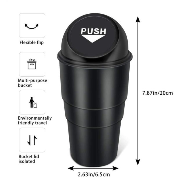 Mini Car Trash Bin - Image 2