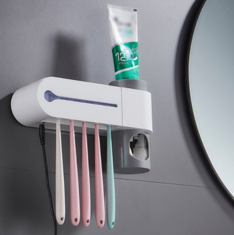 6 toothbrush holder with uv sterilizer 11