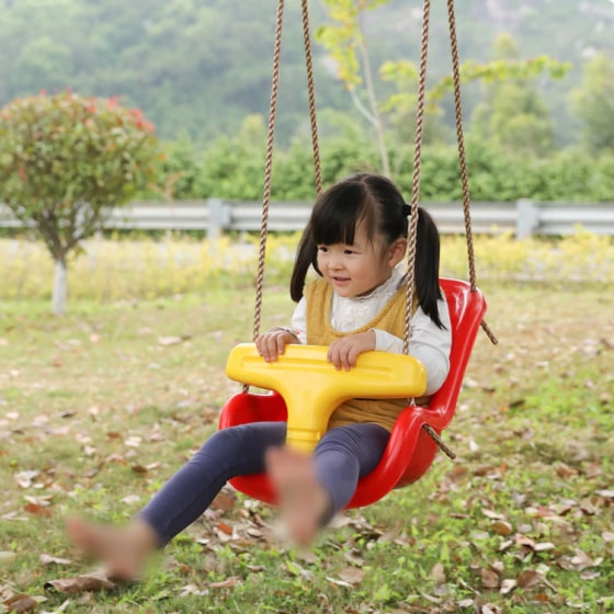 2-min red baby and toddler swing seat 4