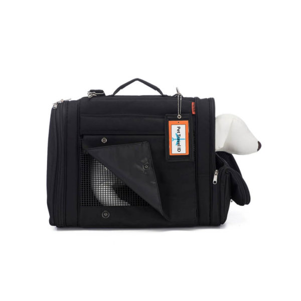 prefer pets carrier hideaway backpack - black 6
