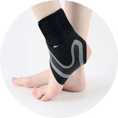 1 adjustable ankle compression brace set (right & left) 7