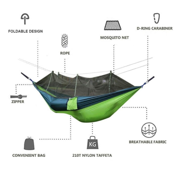 camping hammock with mosquito net 4
