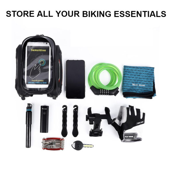 waterproof bicycle touch screen bag 5