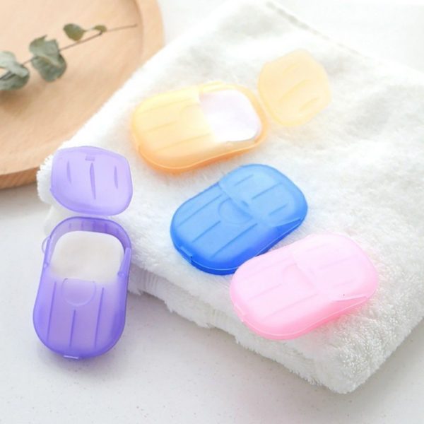 Portable Hand Washing Soap Paper (5 Packs/100 Sheets) - Image 6