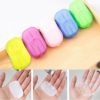 Portable Hand Washing Soap Paper (5 Packs/100 Sheets) - Image 4