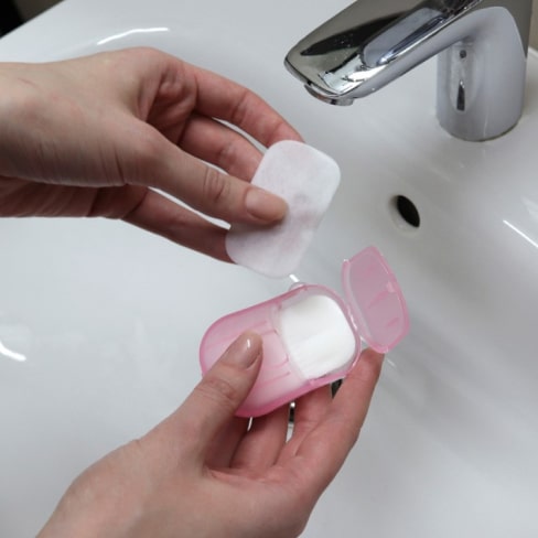 portable hand-washing soap paper (5 packs/100 sheets) 10