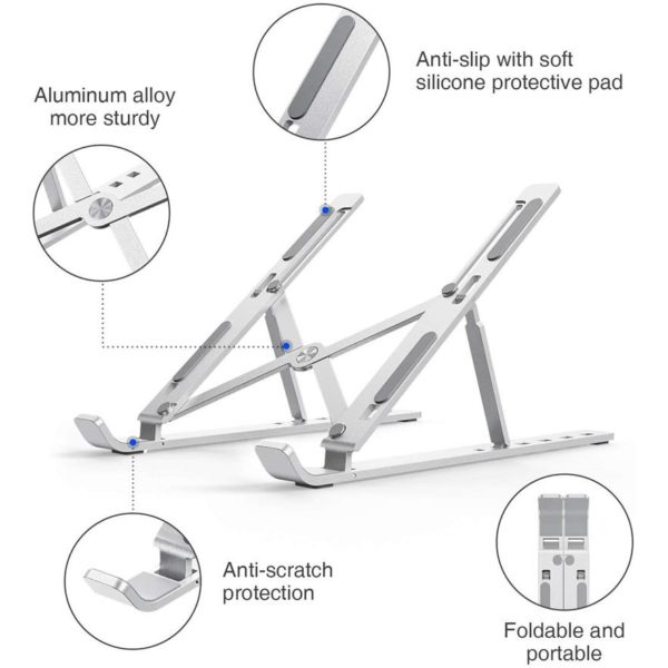 adjustable aluminum laptop stand 5