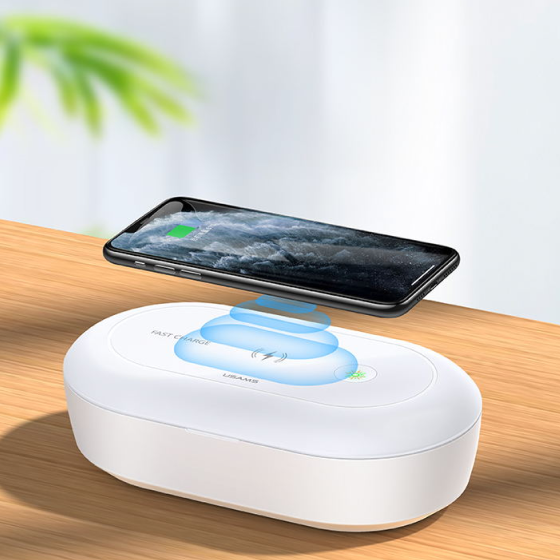 1 uv phone sanitizer machine with charger box