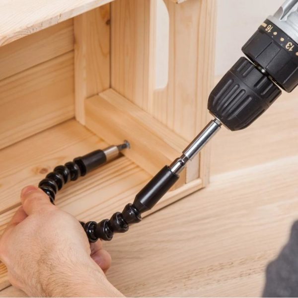 Long Flexible Drill Bit Extension