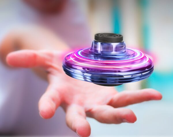 Mini LED UFO Flying Spinner Toy - Image 2